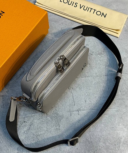 Кожаная сумка Louis Vuitton Avenue Messenger Premium 22.6x15.5x7 см   