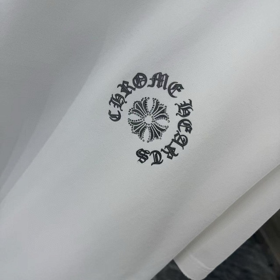 Белая оверсайз футболка Chrome Hearts Premium