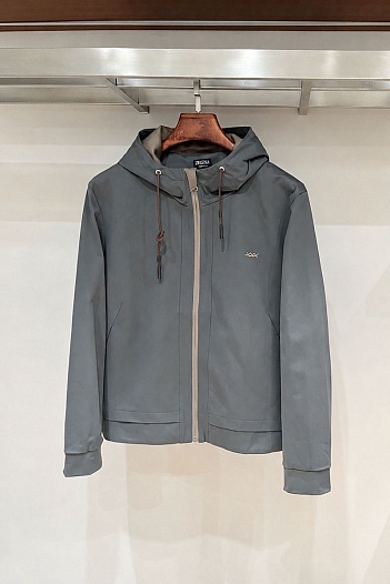 Мужская серая ветровка Zegna premium   