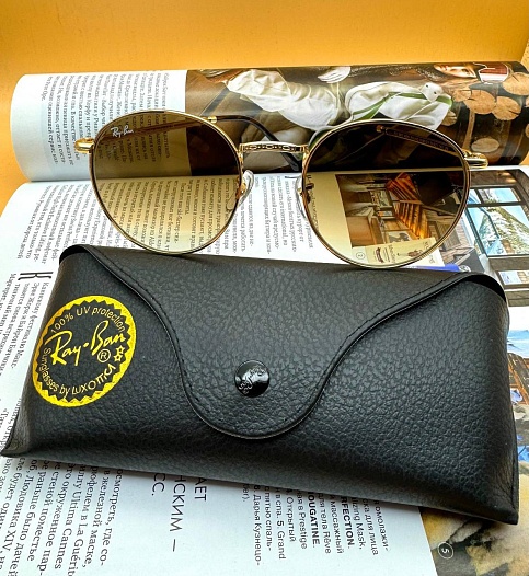 Солнцезащитные очки Ray-Ban New Round - Brown   