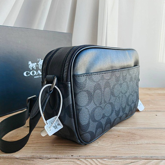 Кожаная сумка Coach Graham 25x18 см (3 расцветки)   