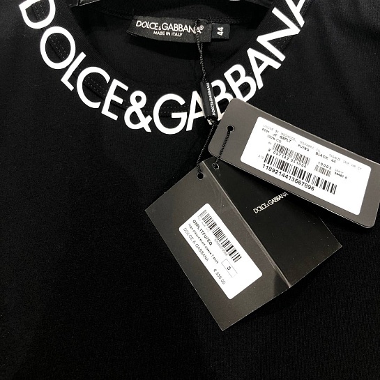 Футболка чёрного цвета Dolce&Gabbana