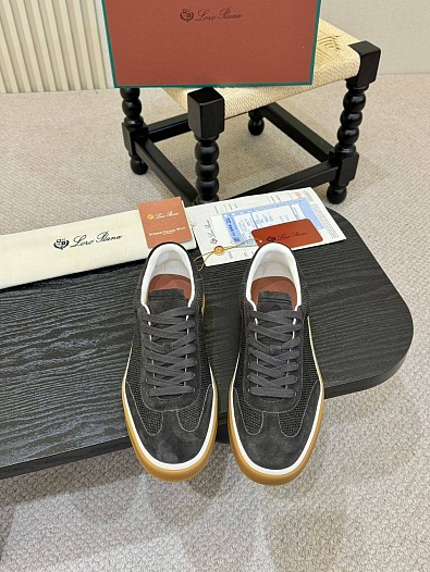 Мужские кроссовки Loro Piana Tennis Walk - Grey   