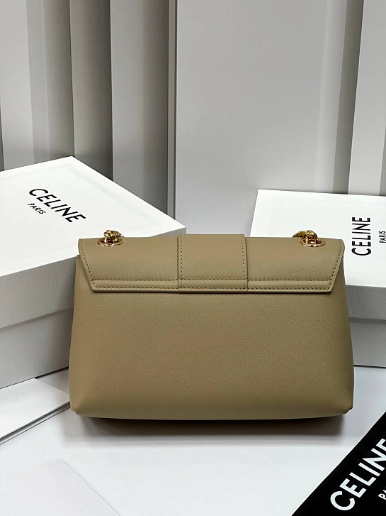Женская сумка Celine Victorire Medium Premium 21x12x7 см - Brown