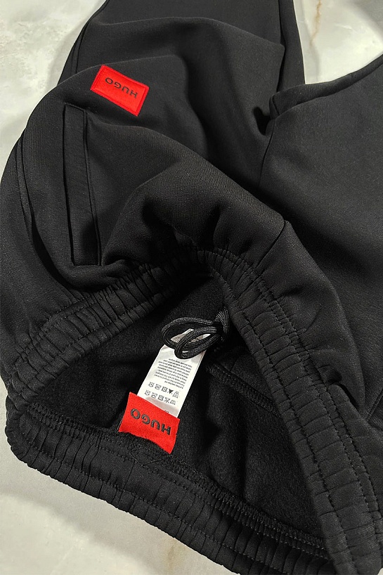 Утеплённые штаны на флисе Hugo Boss - Black
