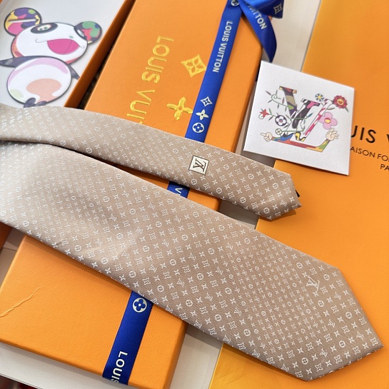 Галстук Louis Vuitton Monogram premium - Beige