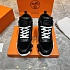 Кроссовки с мехом Hermes Bouncing high-top - Black / White