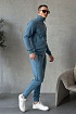 Кофта на молнии Armani Exchange logo-patch - Blue