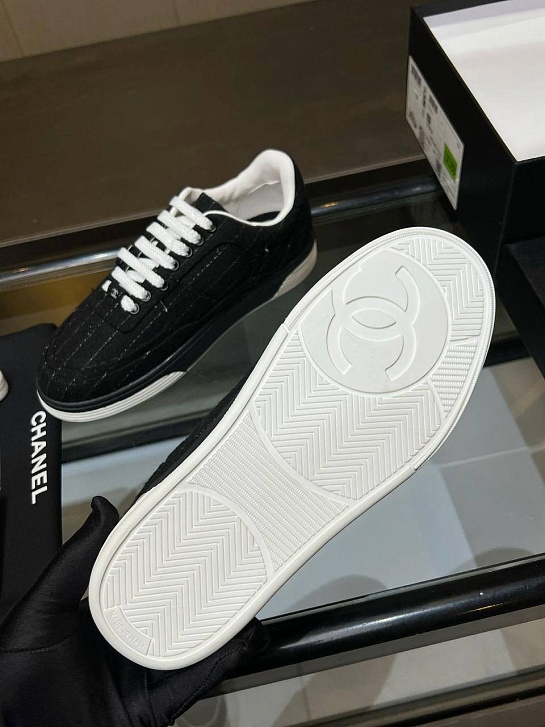 Женские кроссовки Chanel Tweed premium