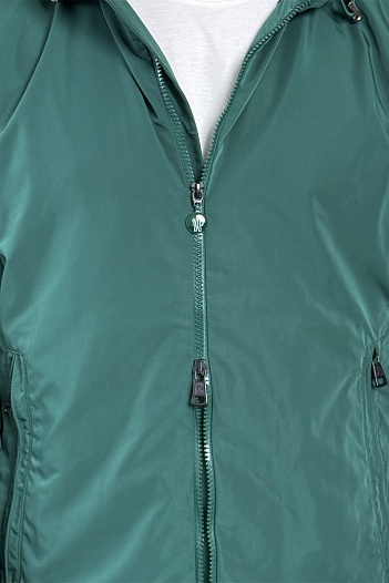 Мужская зелёная ветровка Moncler Fetuque   