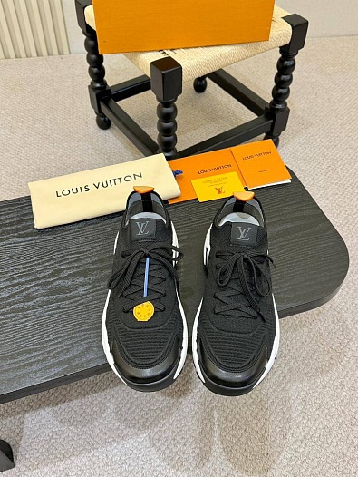 Мужские кроссовки Louis Vuitton Runner Tatic - Black   