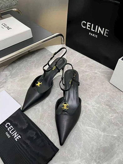 Женские кожаные туфли Celine premium   