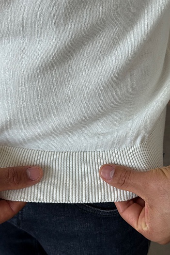 Мужская кофта Tommy Hilfiger белого цвета logo-embroidered   