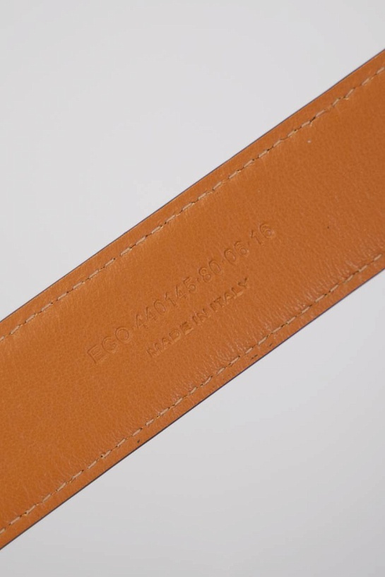 Кожаный ремень Yves Saint Laurent (ширина 3 см, длина 80 / 85 см)