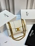 Женская сумка Celine Victorire Medium Premium 21x12x7 см - White