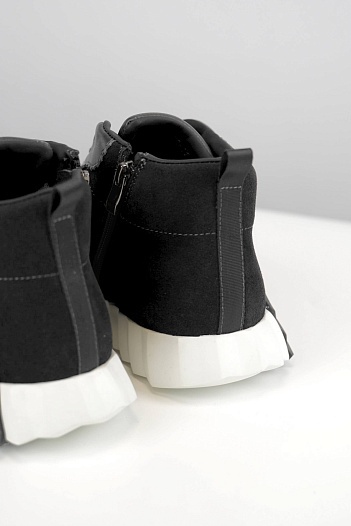 Кроссовки с мехом Hermes Bouncing high-top - Grey   