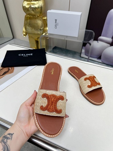 Женские шлёпанцы Celine   