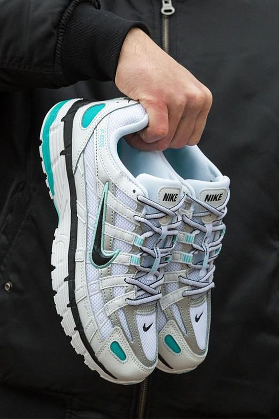 Кроссовки Nike P-6000 - White / Light Aqua 