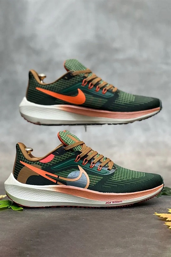 Кроссовки Nike Air Zoom Pegasus - Green / Orange