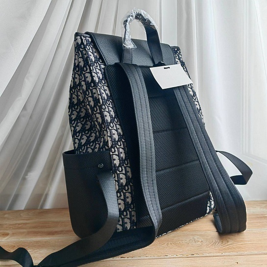 Рюкзак Dior Oblique Jacquard 42x30 см - White