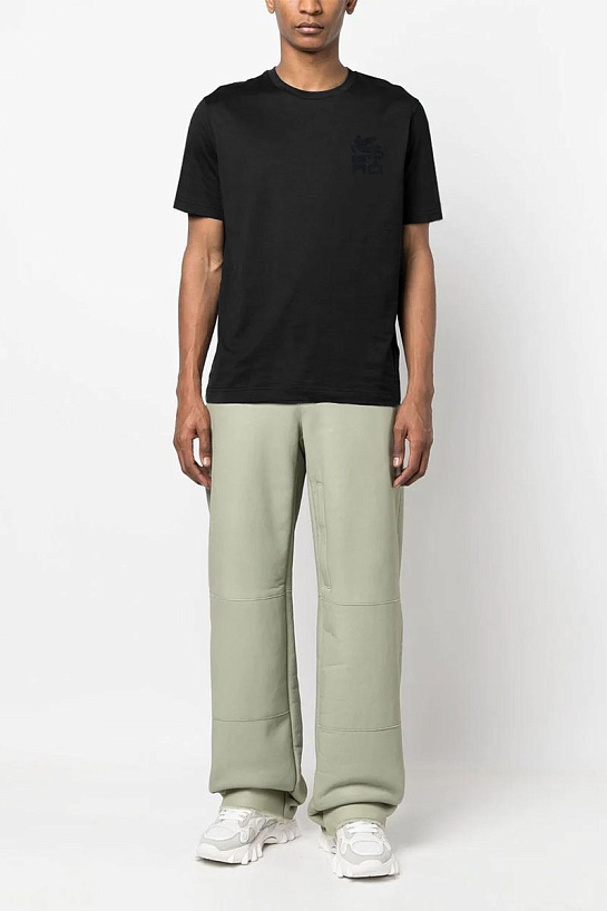 Футболка чёрного цвета Etro Pegasus