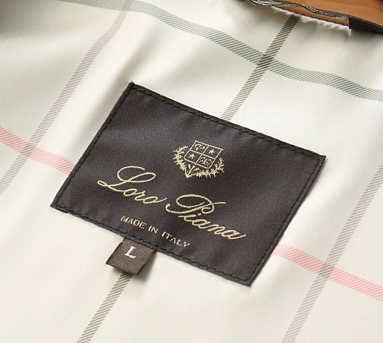 Мужская коричневая ветровка Loro Piana