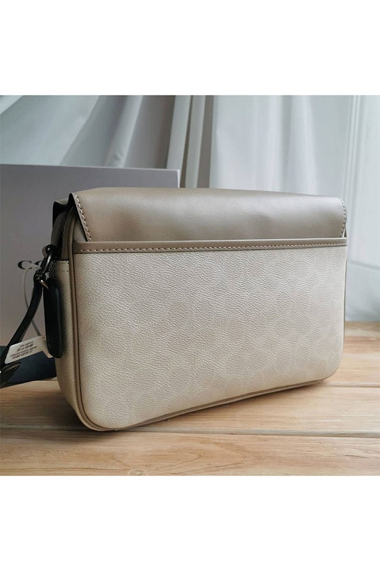 Кожаная сумка Coach Track - Colorblock 28x20 см