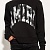 Чёрный мужской свитшот Amiri collegiate-logo