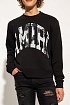 Чёрный мужской свитшот Amiri collegiate-logo