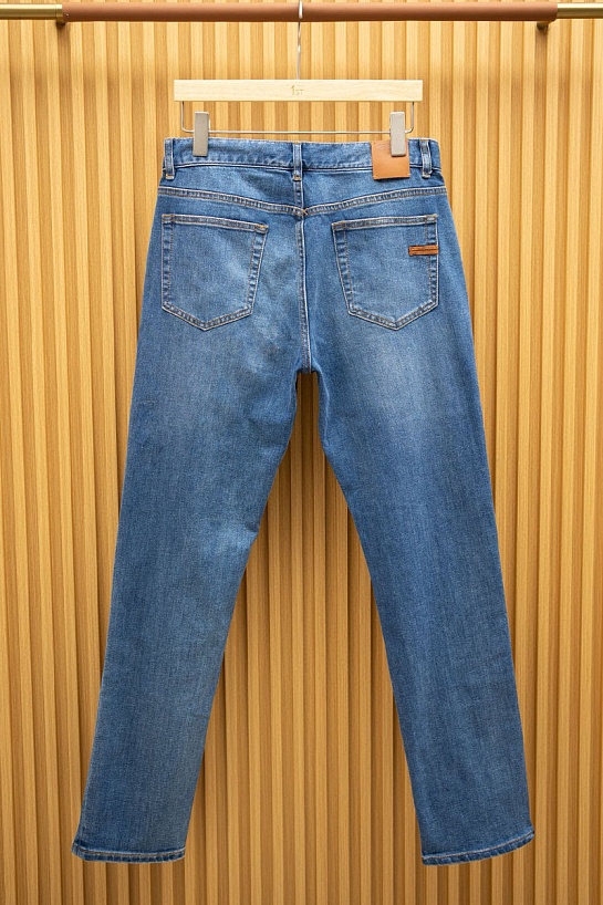Мужские синие джинсы Zegna Premium