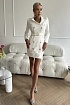 Женское бандажное платье с ремнем Balmain