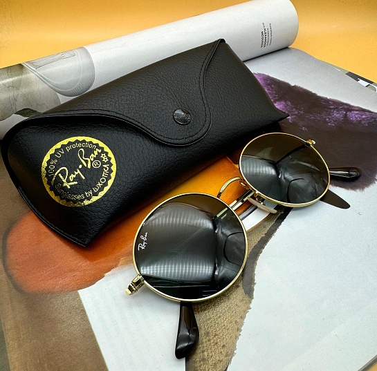 Солнцезащитные очки Ray-Ban Oval Metal - Black