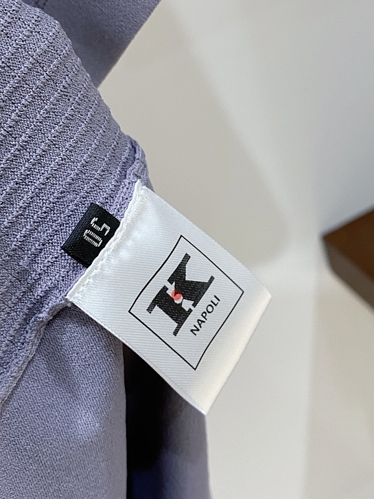 Мужское серое поло Kiton premium
