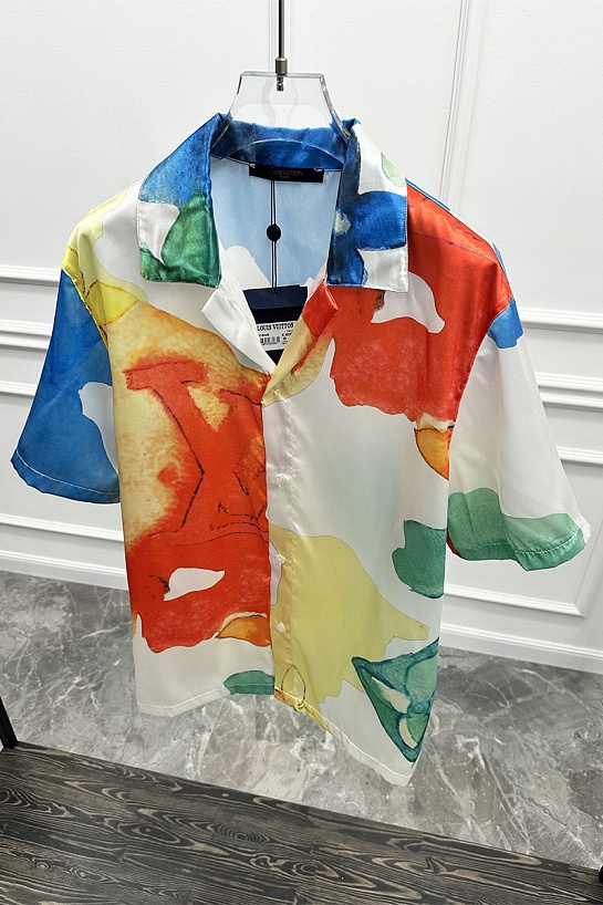 Мужская рубашка Louis Vuitton Multicolor Monogram