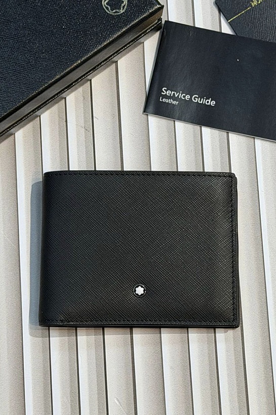 Кожаный кошелёк Montblanc Meistertuck Sartorial premium 11.5x9 см