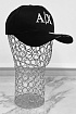 Бейсболка чёрного цвета Armani Exchange embroidered-logo