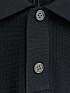 Мужское чёрное поло Kiton premium