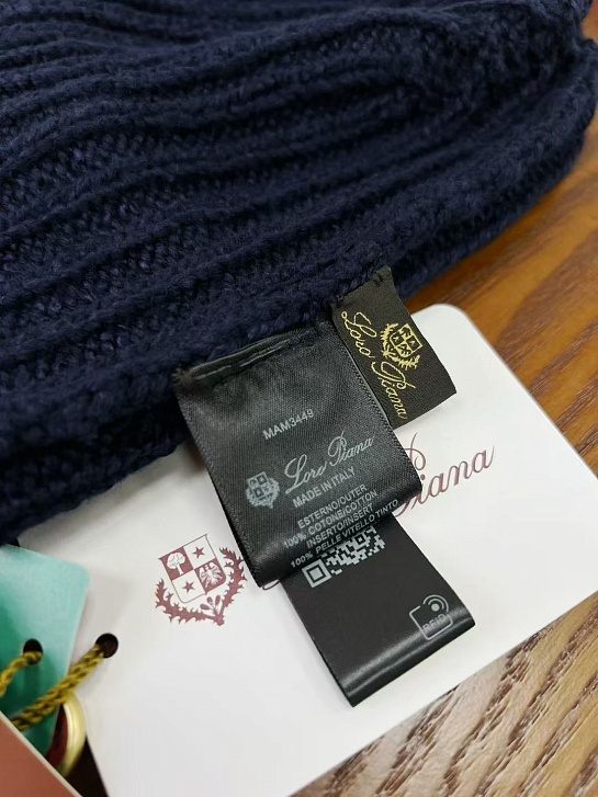 Мужская шапка Loro Piana Niseko Premium - Dark Blue