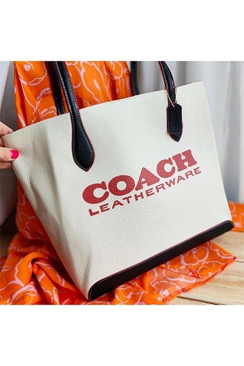 Женская сумка Coach Kia Tote 40x29 см (3 расцветки)   