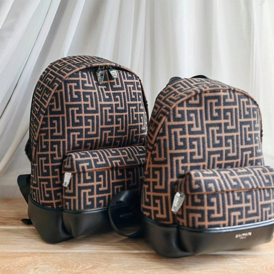 Рюкзак Balmain Jacquard Monogram 30x24 см (2 расцветки)