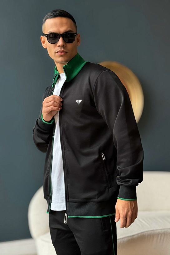 Мужская кофта Bottega Veneta чёрного цвета