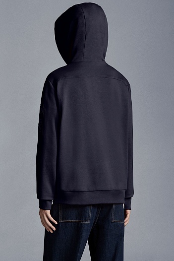 Мужская куртка Moncler тёмно-синего цвета   