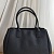 Кожаная сумка Tote 37x29 см - Black