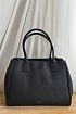 Кожаная сумка Tote 37x29 см - Black