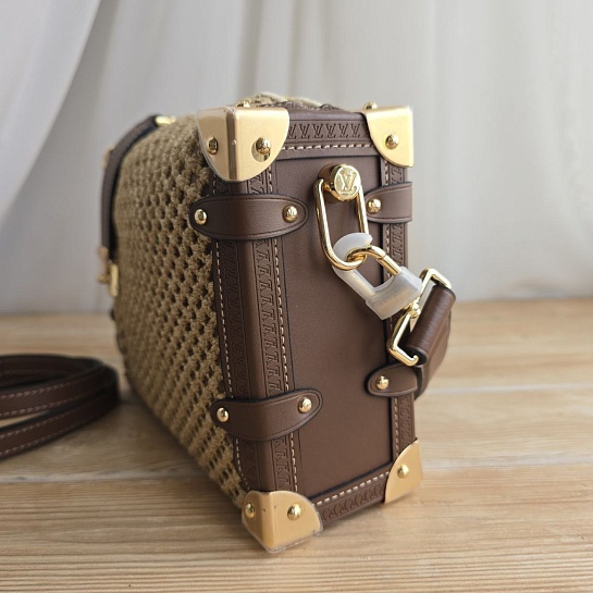 Кожаная сумка Louis Vuitton Side Trunk MM 22x16 см