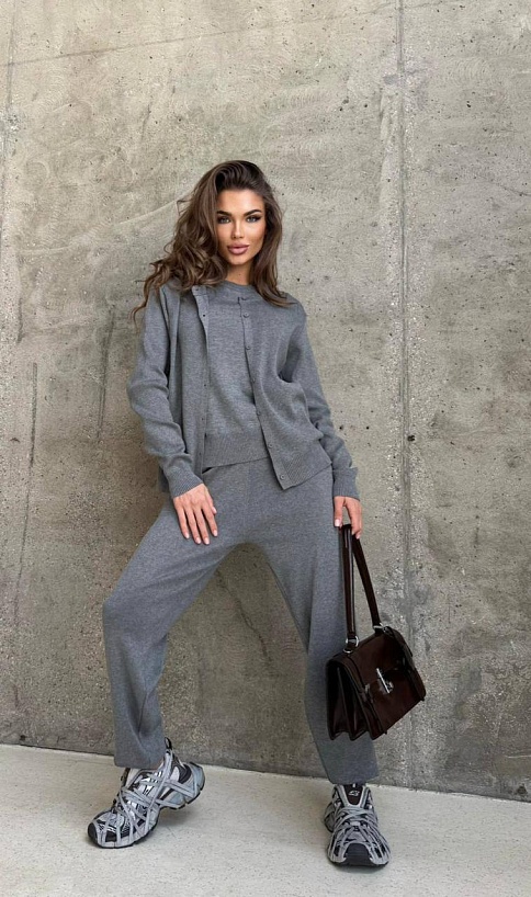 Женский костюм двойка Loewe premium