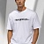 Белая оверсайз футболка Givenchy Barbed Wire-print