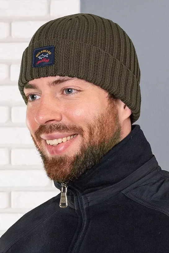 Шапка Paul & Shark logo-badge - Khaki