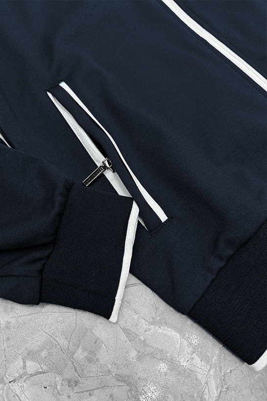 Мужская тёмно-синяя кофта Stefano Ricci