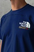 Оверсайз футболка Gucci x The North Face Collaboration landscape print - Navy